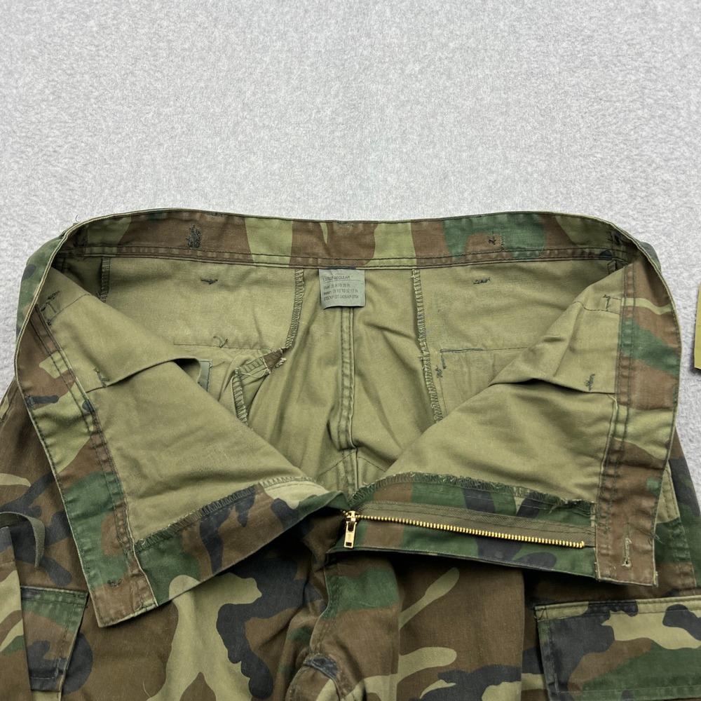 NEW Rothco Paratrooper Cargo Pants Mens Large Regular Woodland Camo BDU Tactical - Picture 4 of 11